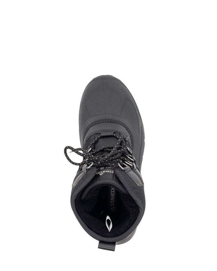 Men's Cold Weather Snow Boot - Black - Staheekum