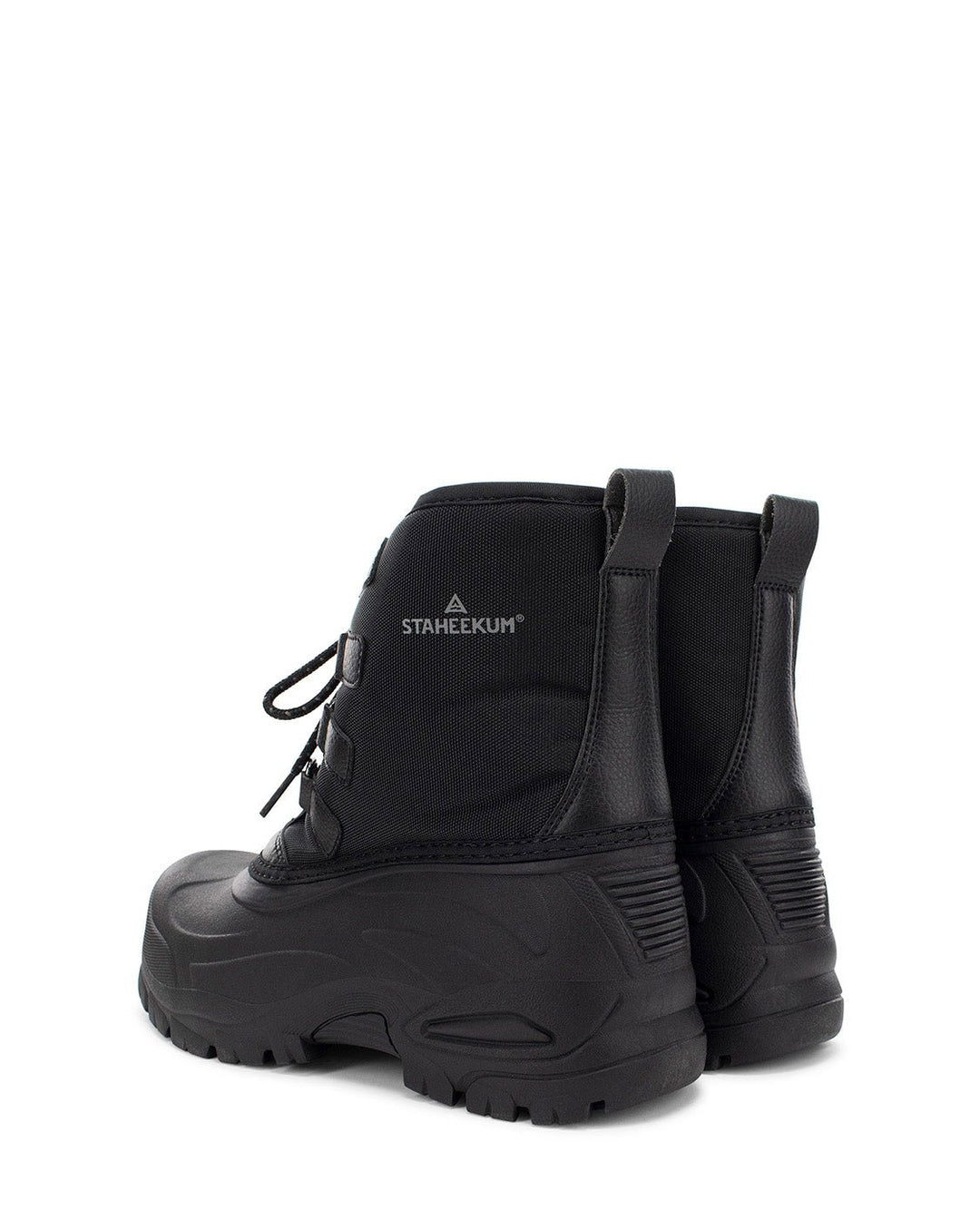 Men's Cold Weather Snow Boot - Black - Staheekum