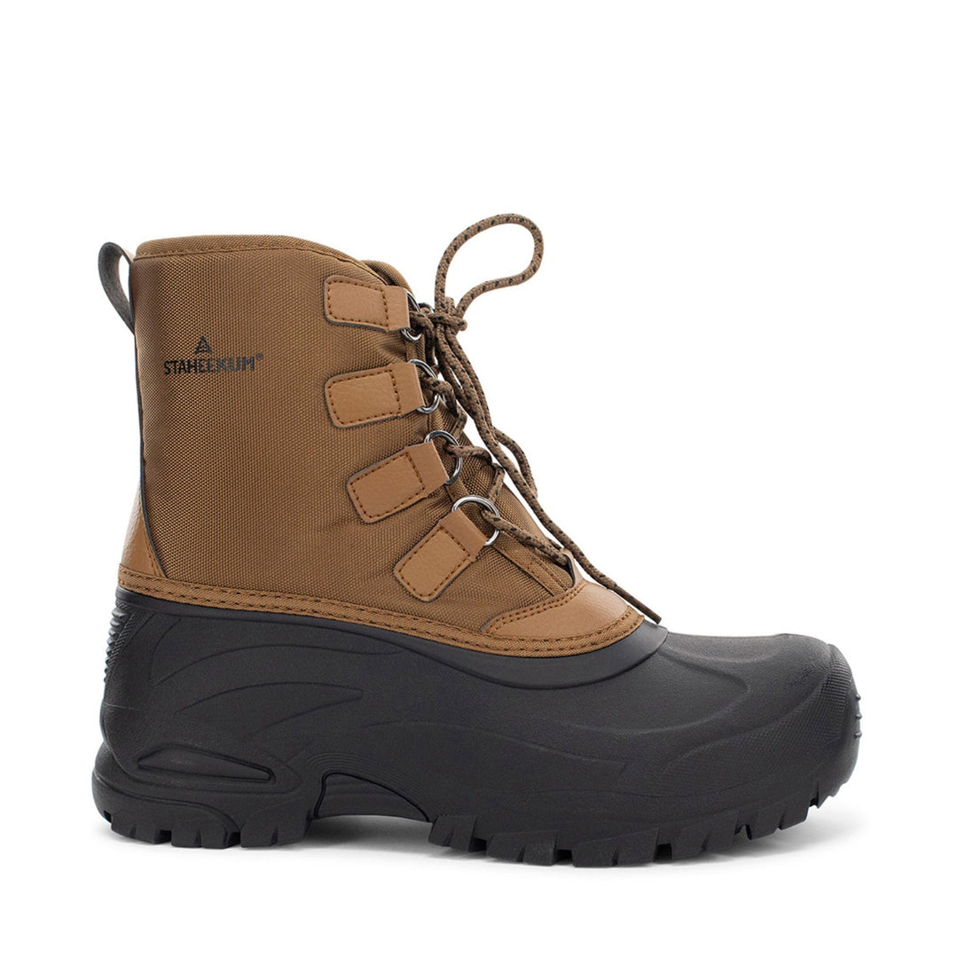 Men's Cold Weather Snow Boot - Tan - Staheekum