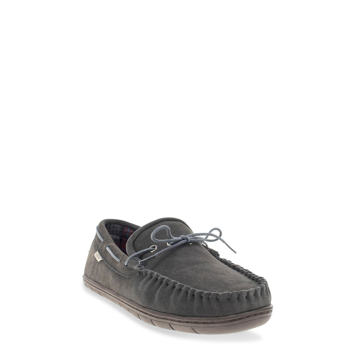 Men's Country Flannel Slipper - Charcoal