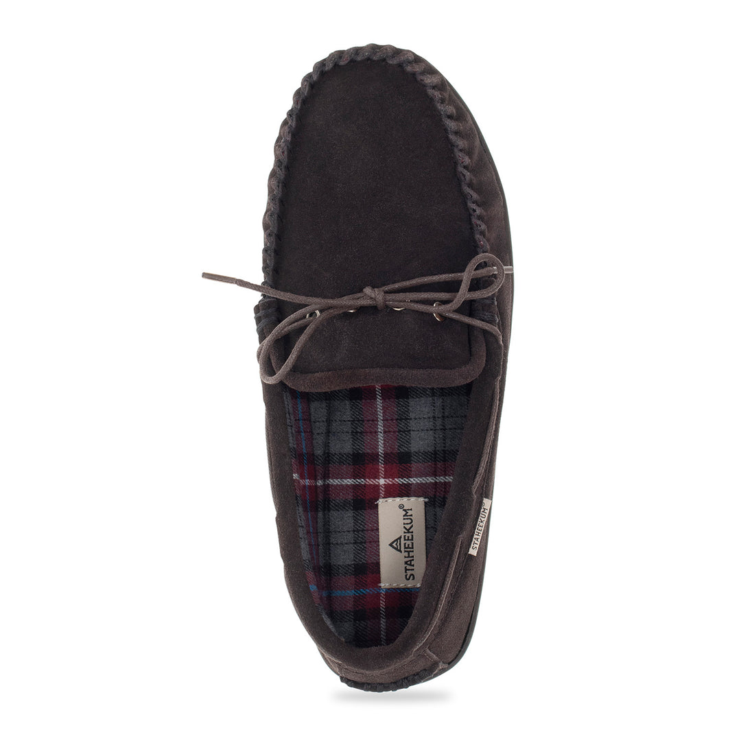 Men's Country Flannel Slipper - Chocolate