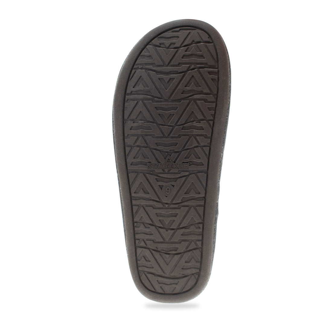 Men's Log Cabin Slipper - Charcoal