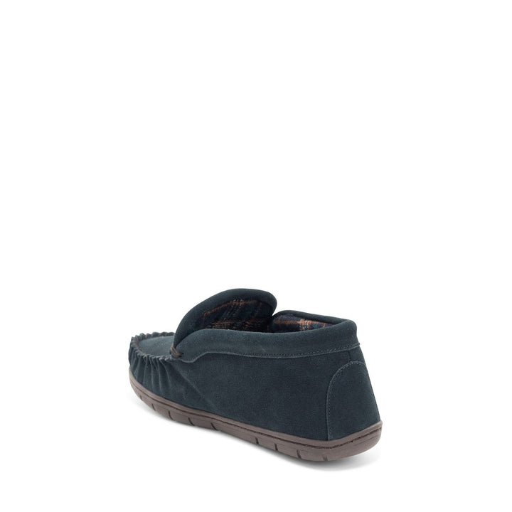 Men's Trapper Flannel Slipper - Navy - Staheekum