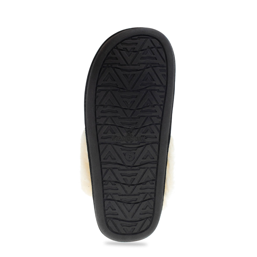 Women's Cozy Slide Slipper - Black