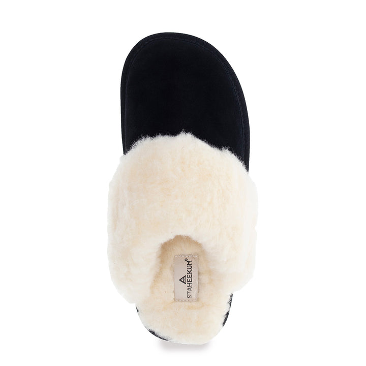 Women's Cozy Slide Slipper - Black