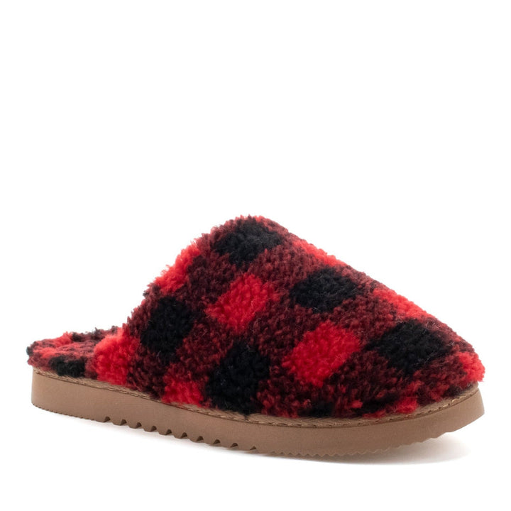 Women's Hearthside Buffalo Slipper - Red - Staheekum