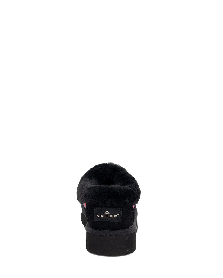 Women's Stable Slipper - Black - Staheekum