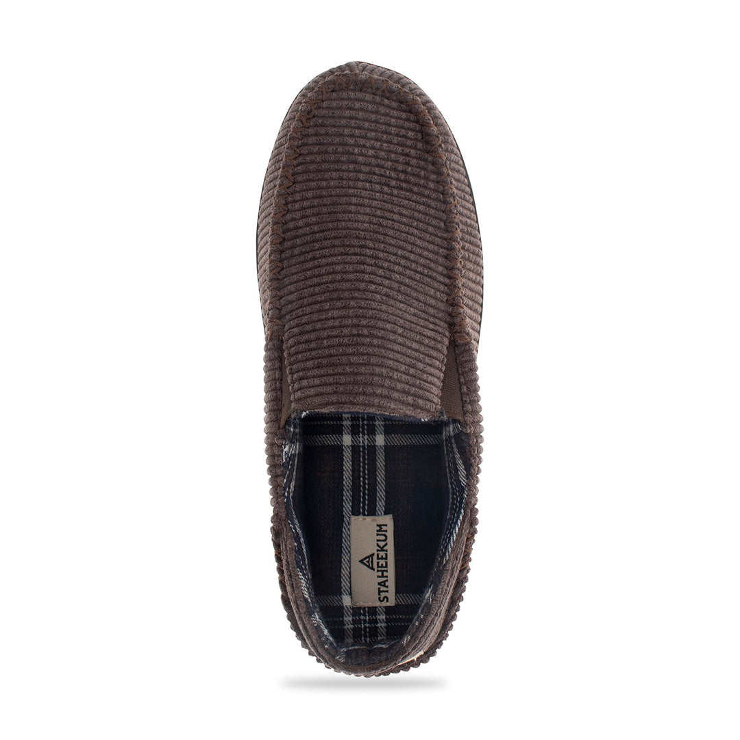 Men's Curbside Slipper - Chocolate - Staheekum