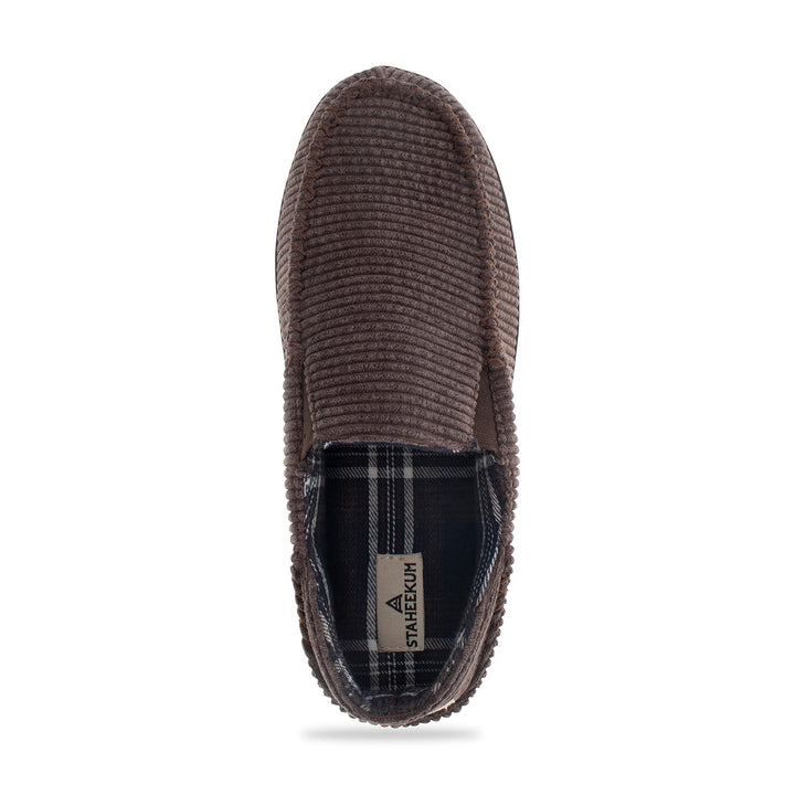 Men's Curbside Slipper - Chocolate - Staheekum