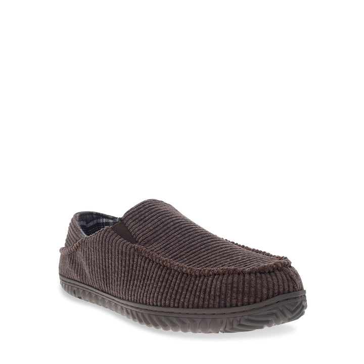 Men's Curbside Slipper - Chocolate - Staheekum