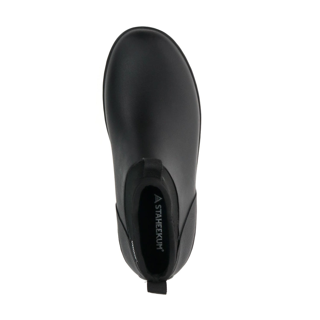 Staheekum Men's Casual Shoes | Ankle Rain Boot - Black