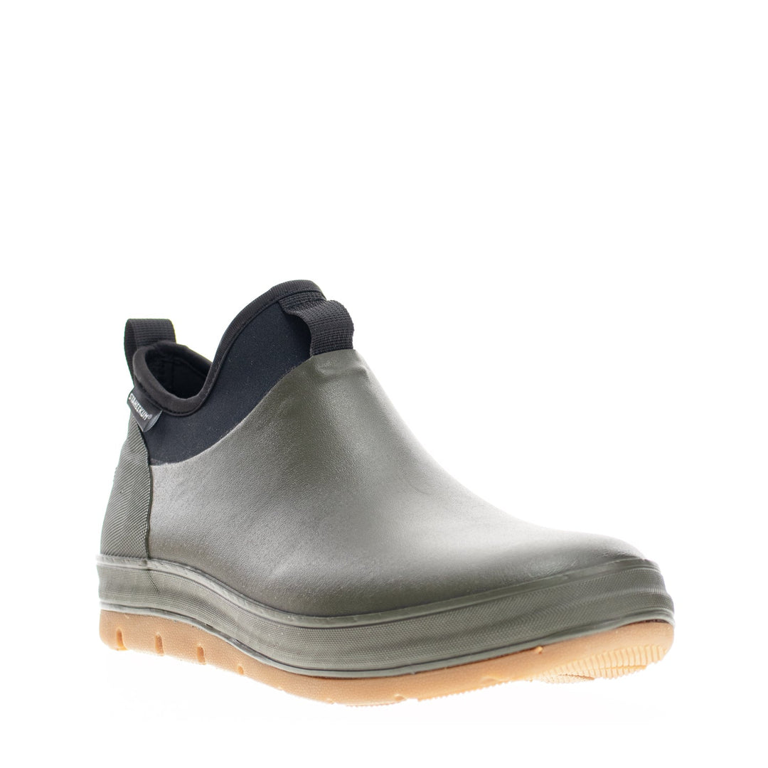 Men's Neoprene Ankle Rain Boot - Olive - Staheekum