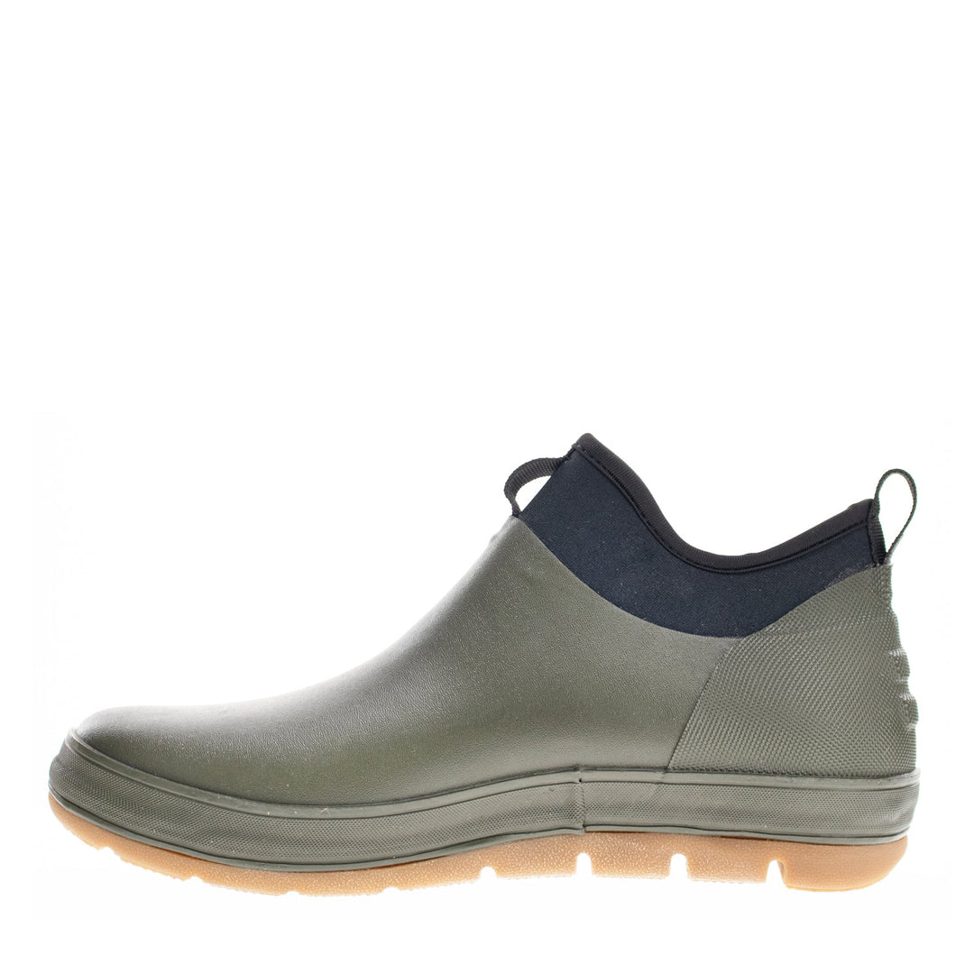 Men's Neoprene Ankle Rain Boot - Olive - Staheekum