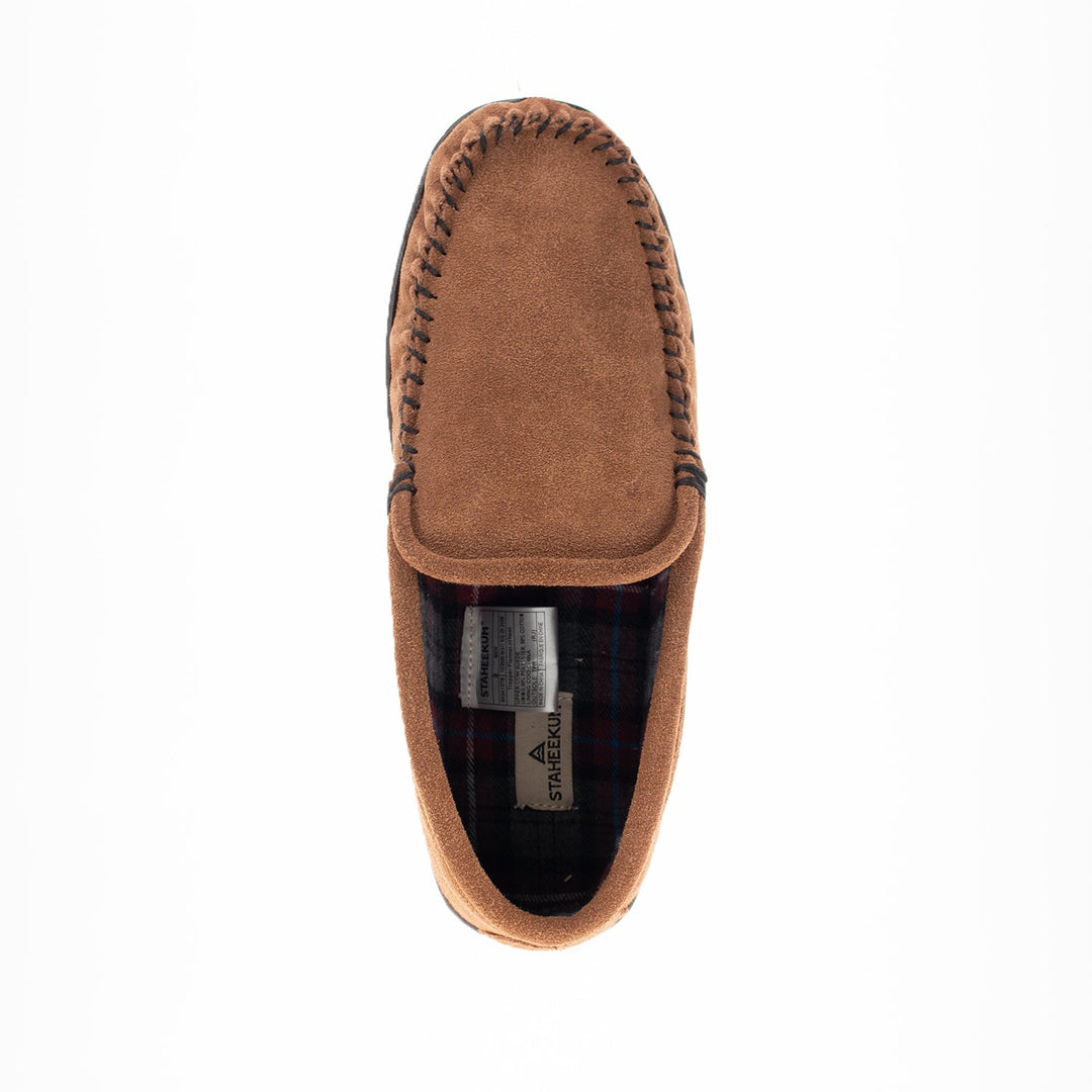 Men's Trapper Flannel Slipper - Wheat - Staheekum