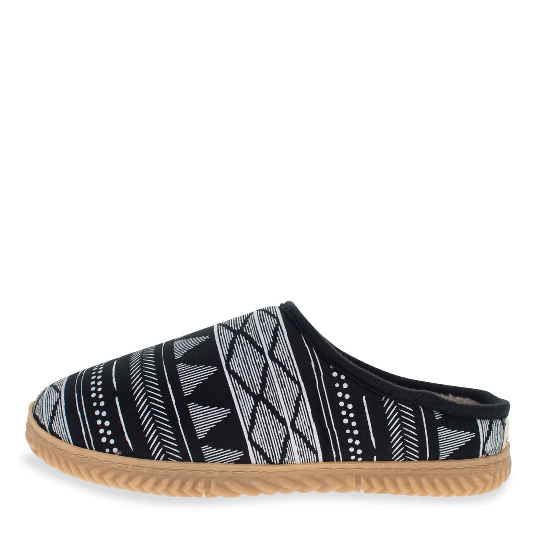 Unisex Graphic Evergreen Slipper - Black - Staheekum