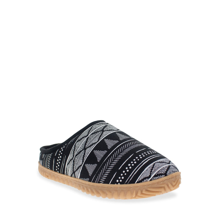 Unisex Graphic Evergreen Slipper - Black - Staheekum