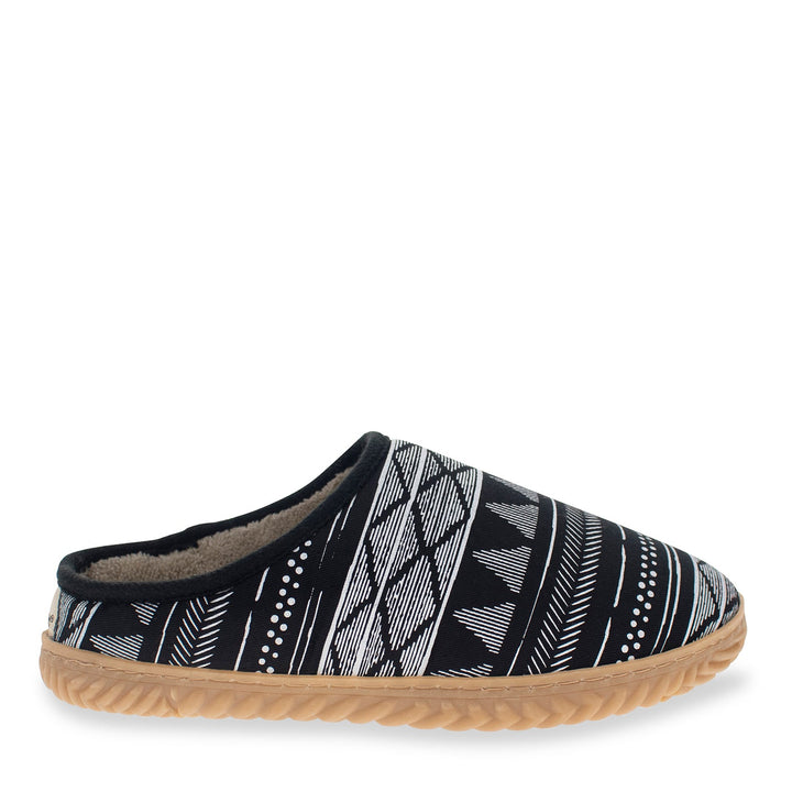 Unisex Graphic Evergreen Slipper - Black - Staheekum