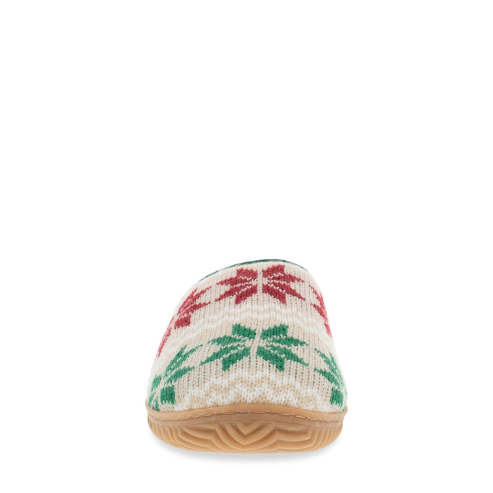 Unisex Graphic Holiday Party Slipper - Oat - Staheekum