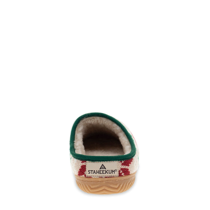 Unisex Graphic Holiday Party Slipper - Oat - Staheekum