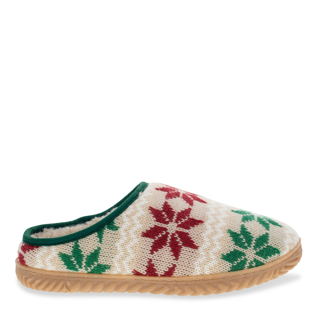 Unisex Graphic Holiday Party Slipper - Oat - Staheekum