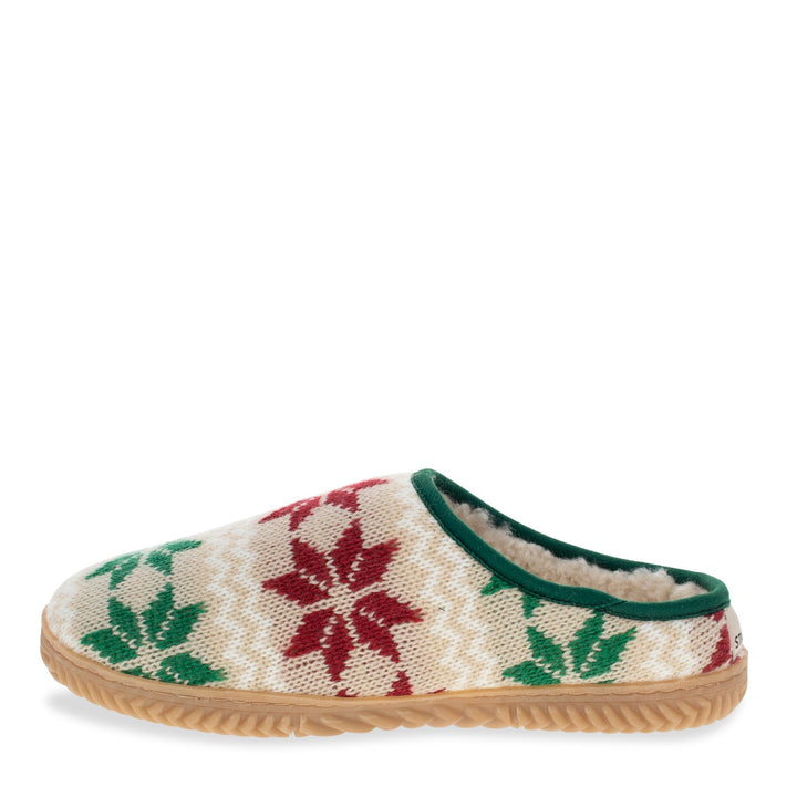 Unisex Graphic Holiday Party Slipper - Oat - Staheekum