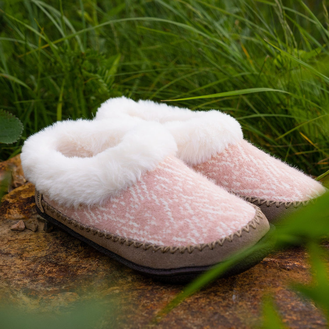 Staheekum Serene Brushed Knit Slipper, Taupe Blush, 8, Women's, Brown Staheekum Serene Brushed Knit Slipper, Taupe Blush, 8, Women's, Brown